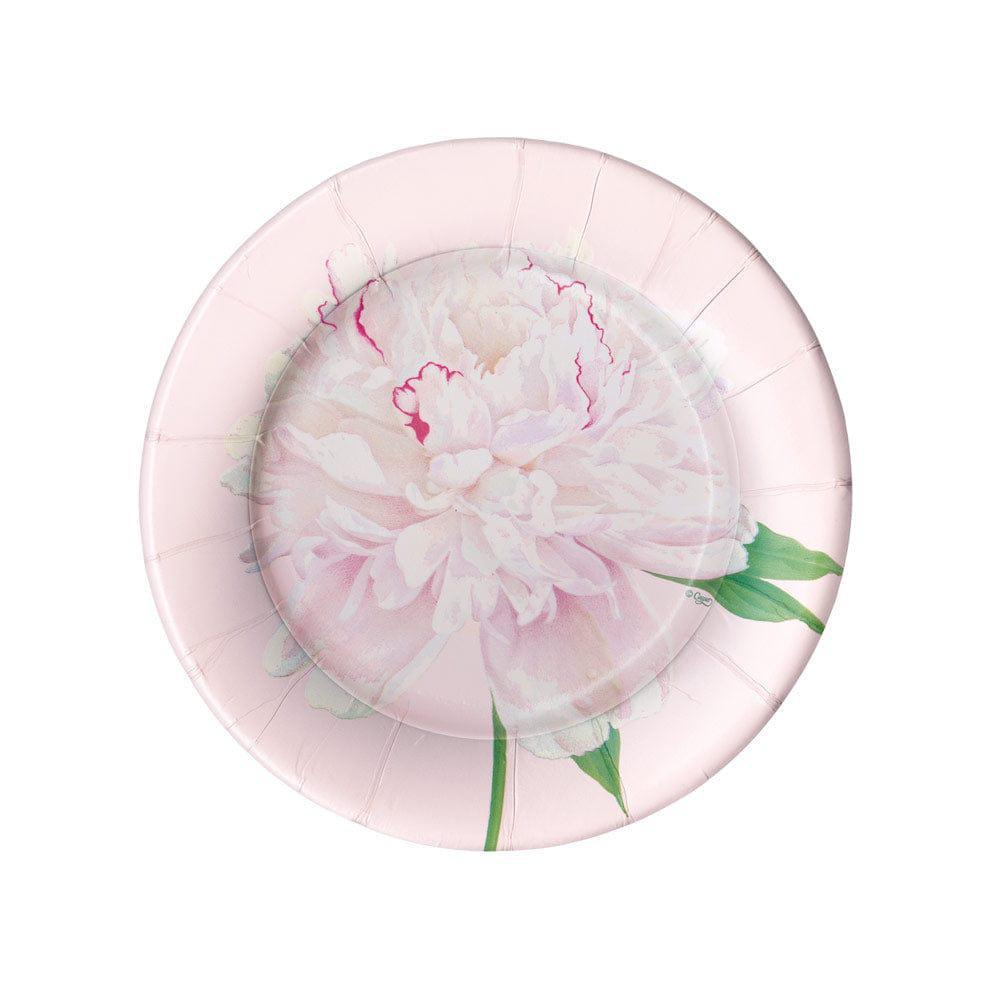 Duchess Peonies Paper Salad & Dessert Plates